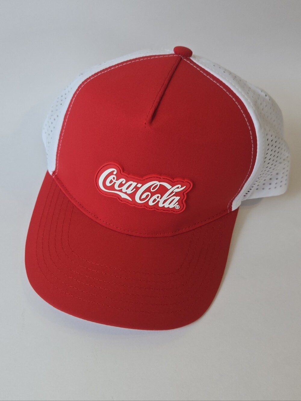 New Coca-Cola Red & White Mesh Trucker Hat Snapback